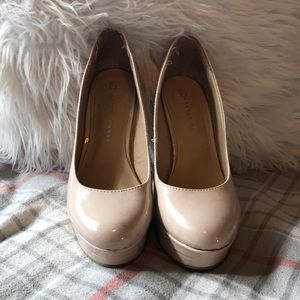 LC Lauren Conrad Faux Leather Stilettos
